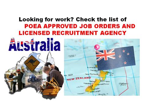 philippines agency for new zealand|POEA Approved Job Orders in New Zealand .